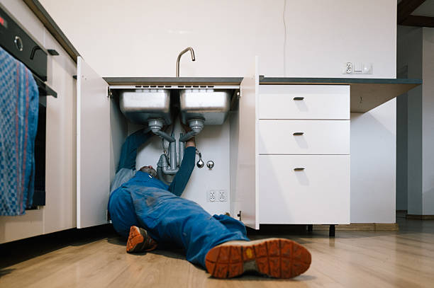 Professional Drain Cleaning technician working in Mulliken, MI